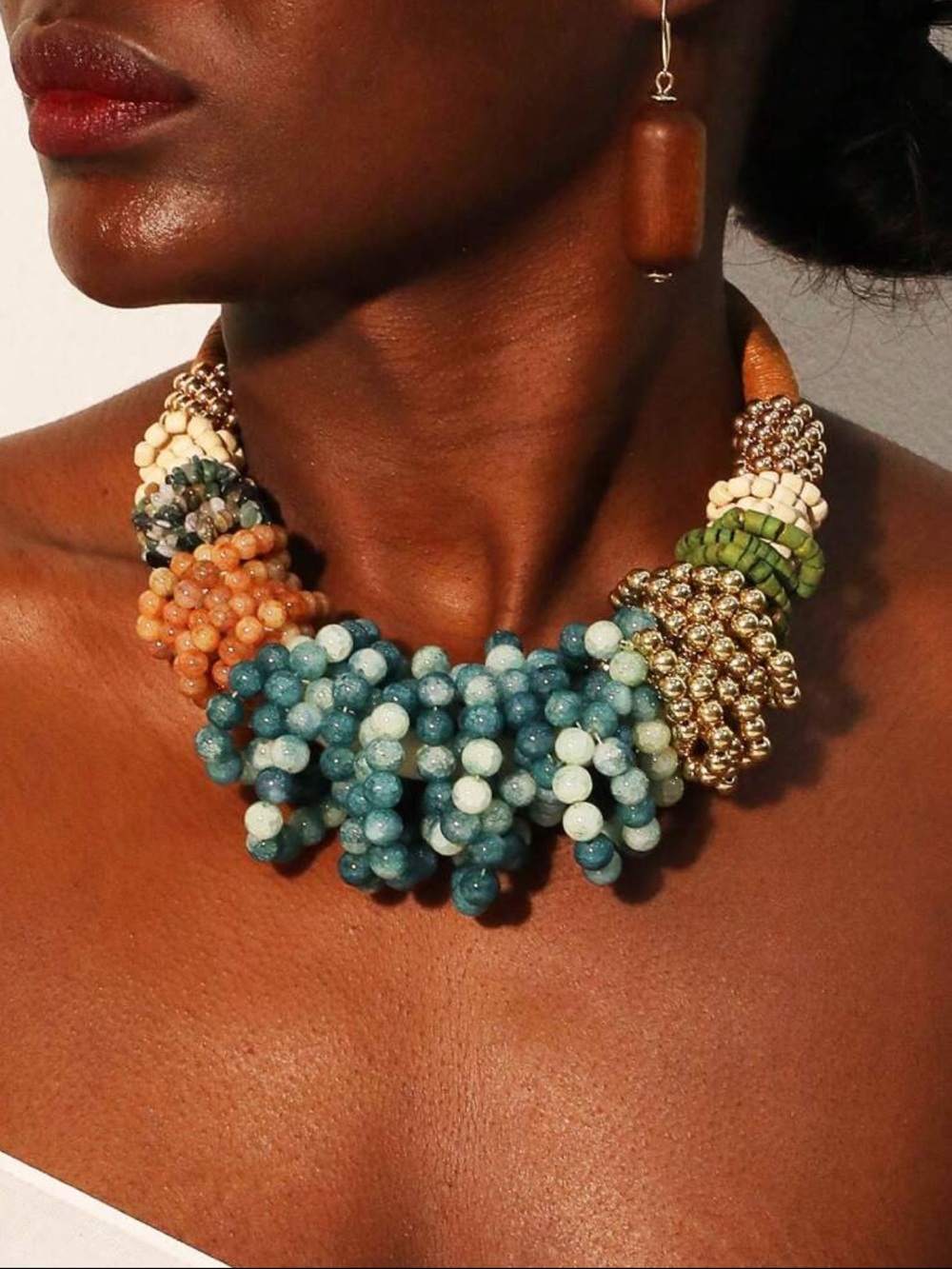 NWT SHEIN Handmade Beaded Necklace